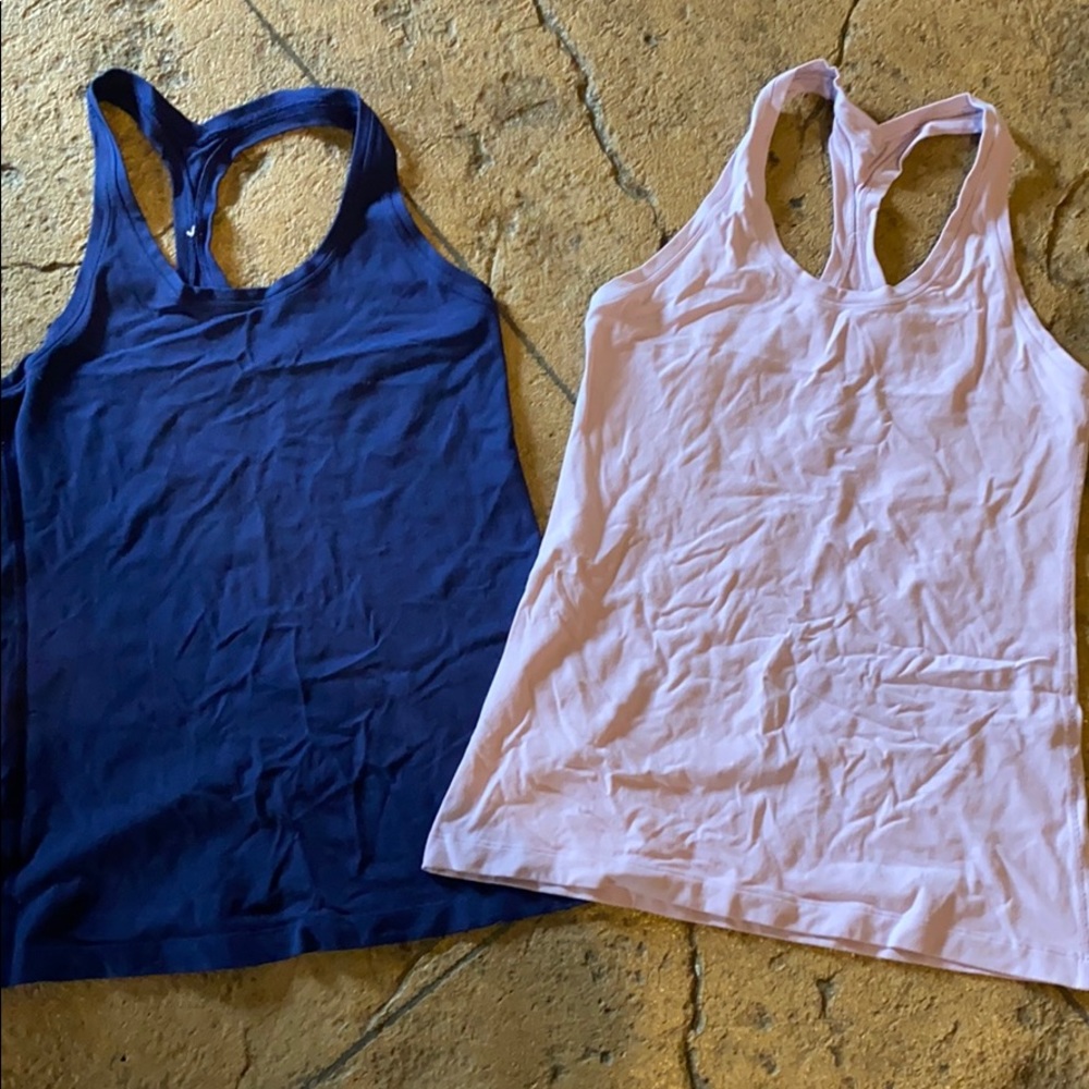 Lululemon Navy and Lilac Tank Bundle